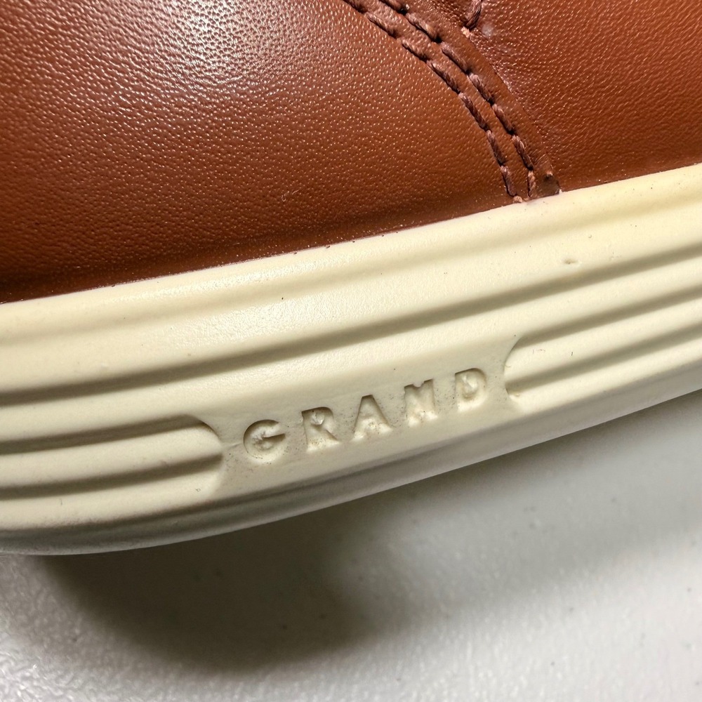 Cole Haan Grand Crosscourt Leather Sneakers Brown British Tan C36924 Mens 9 M - Picture 10 of 12